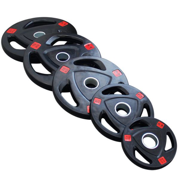 Unisex Grip Plate Gym Equipment Fitness Home Exercise Bumper Weight Plate 20kg/25kg