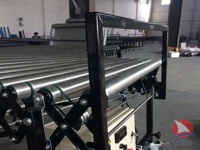 Flexible Motorized Stainless Steel Roller Conveyor,Flexible Roller Conveyor