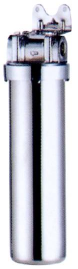 Purificador de aço inoxidável ativado da água de Filtert do carbono com o cartucho