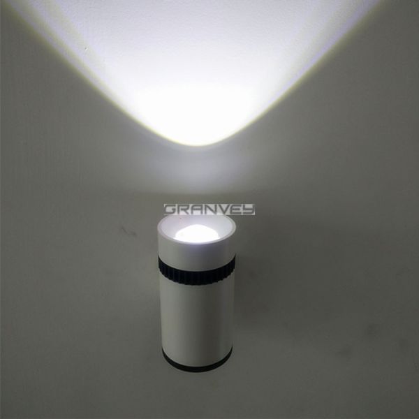 Single Head Wall Mounted LED Lights , Indoor Wall Sconces 3W COB IP54 Durable