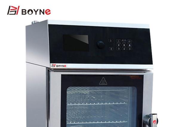 Commercial Kitchen Cooking Equipment High Effecient LCD Version Electric Combi Oven With Injection