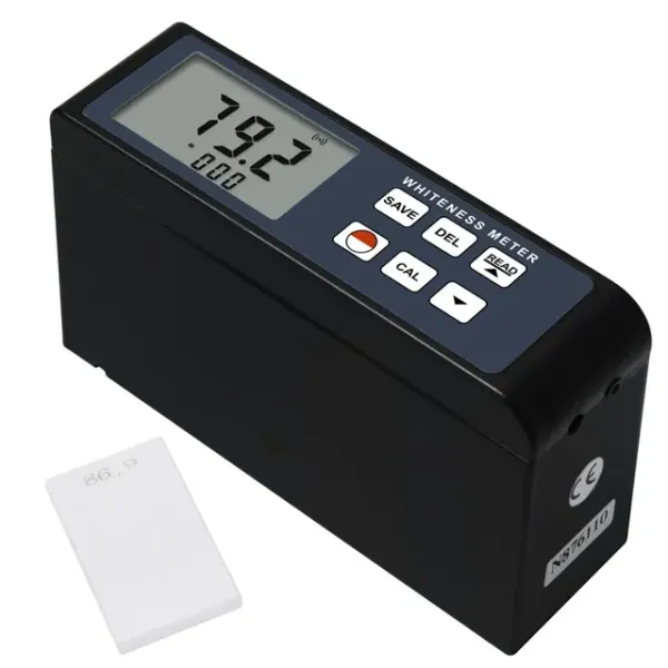 Paint Paper Powder Whiteness Meter Light Leucometer Handheld Digital with Aluminium Case