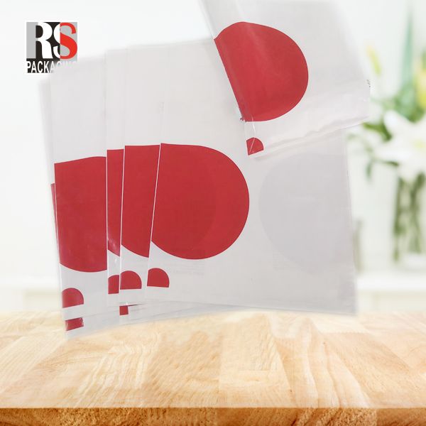 Sacs de T-shirts en plastique recyclables durables, écologiques et à poignée plate perforée