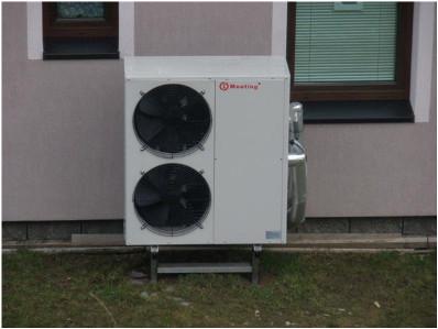 House Heating Hydronic Heat Pump System , 380V / 50HZ Air Temp Heat Pump Water Heater