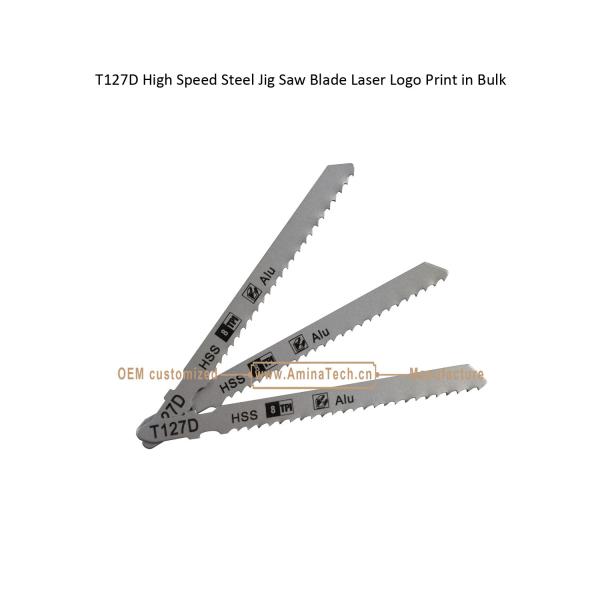 T127D High Speed Steel Jig Saw Blade Laser Logo Print in Bulk size:100mmx8x8T, Cutting Woods,Reciprocating Saw Blade