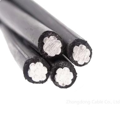 600V XLPE Insulation Aerial Bundled Cable ABC Overhead Twisted Cable
