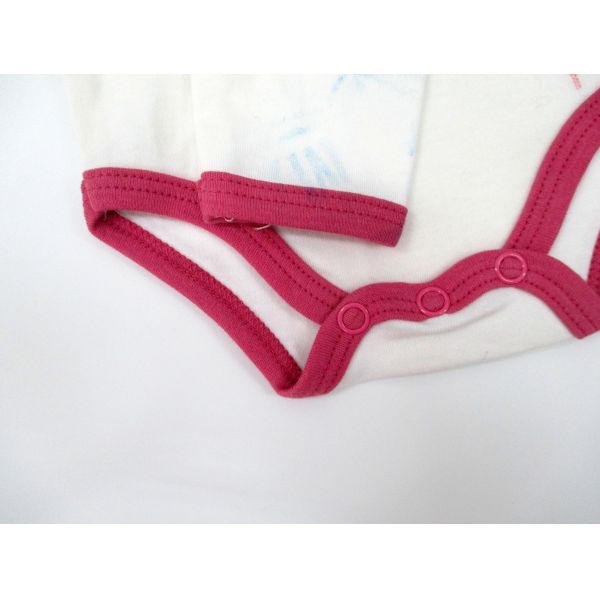 Cotton Single Jersey OEM Baby Girl Footed Rompers For Summer