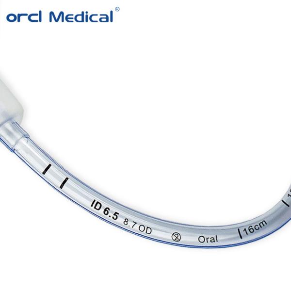 Tube endotrachéal stérile jetable pour usage oral en réanimation avec ballonnet/sans ballonnet, tailles 3.0-10.0mm, pour bloc opératoire et soins intensifs