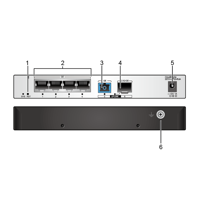 S5731-L4T2S-RUA 98011768 4 Port 1*GE SFP Campus Fixed Switch