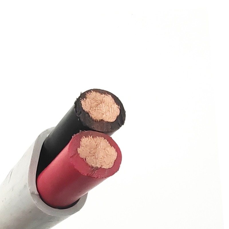 UL1032 Wire 2AWG Flat Flexible Industrial Cable Bare Copper Stranded PVC Insulation 1200V