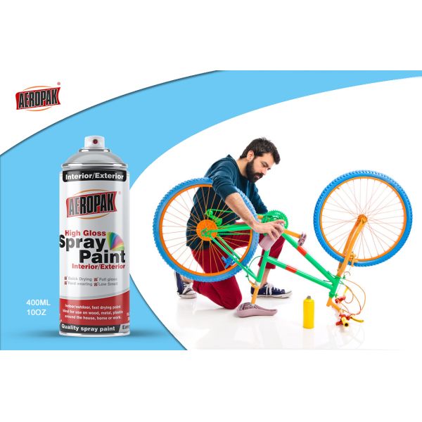 Reflective Color Chrome Spray Paint Aerosol with 450ML Volume and 285g Net Weight