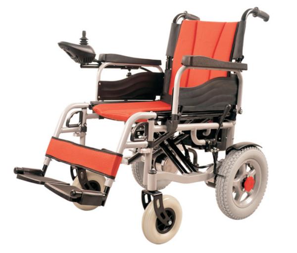 Steel travel Electric Folding Power Wheelchair 24v 250w Slope Controller ISO