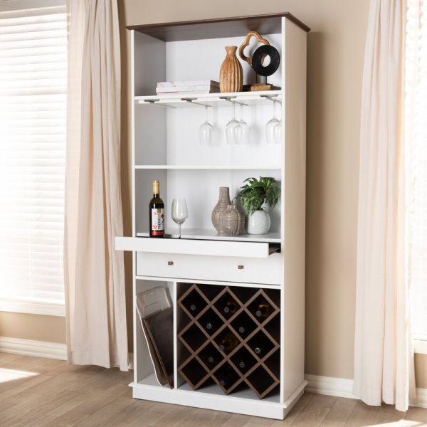 Kitchen Corner Wine Racks Bar Cabinets With Wood And Glass Display Rack