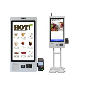 Машина заказа фаст-фуда Pos систем кассира собственной личности 32 дюймов