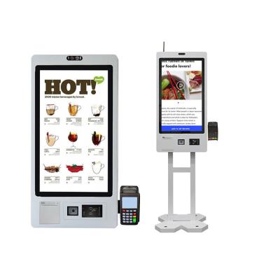 32 Inch Self Cashier Machine Pos Systems Fast Food Order Machine