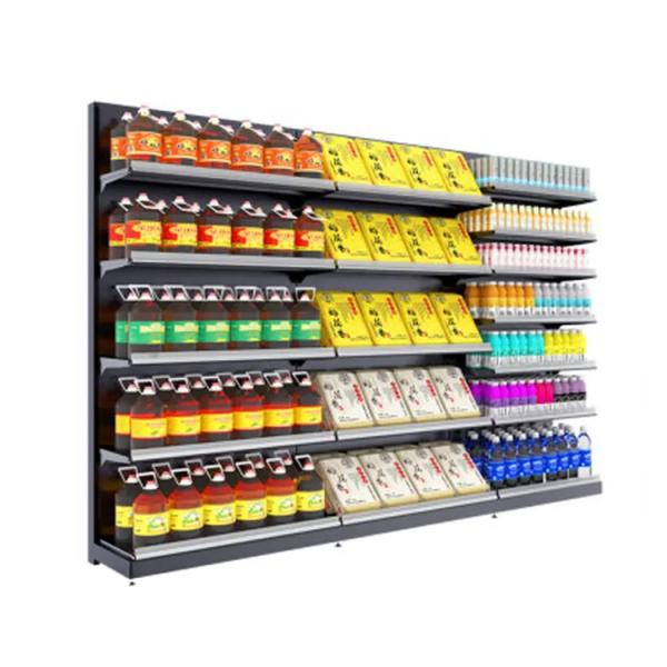 Système de rayonnage de supermarché moderne Options personnalisables durables