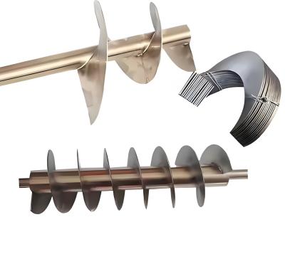 304 Stainless Steel Abrasion-Resistant Spiral Blade - Continuous Cold-Rolled Conveyor Component for Agricultural Machinery