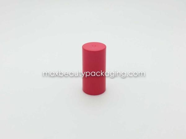 N1004C nail polish cap nail polish packaging plastic cap UV red coating finish round cap flat brush