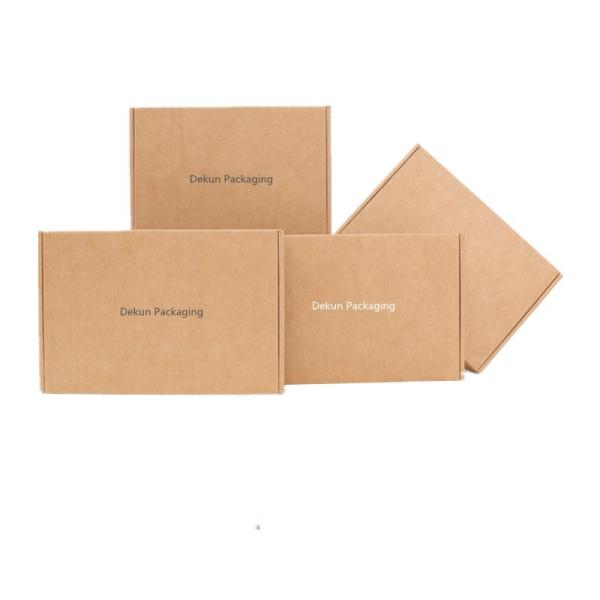 Caixa de sapatos Kraft Indestructo Mailers dobrável marrom 6x4x2 Para embalagem de roupas
