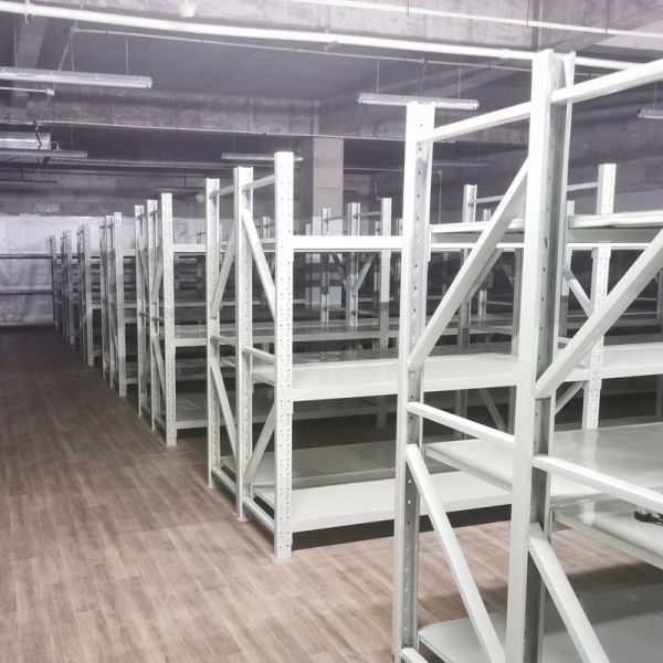 Boltless And Rivet Storage Racks 5 Shelves Warehouse Racking Customized Size