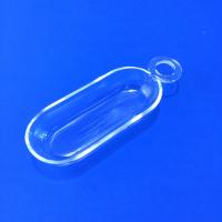 Bateau clair de quartz de poignée de creuset de bateau de quartz pour le four de diffuseur