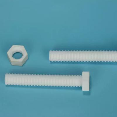 Al2o3 Alumina Ceramic Screws Hexagon Head Pan Head For Semiconductor Processing