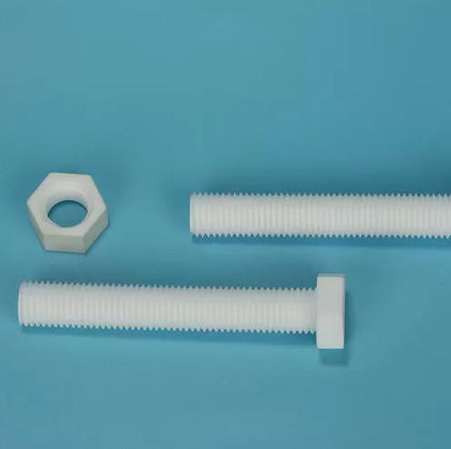 Al2o3 Alumina Ceramic Screws Hexagon Head Pan Head For Semiconductor Processing