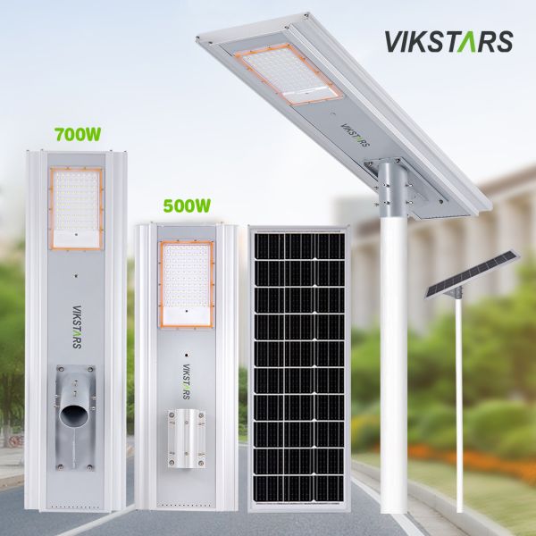 500W 700W Integrated Solar Street Lights All In One Aluminum Solar Lamps For Main Street