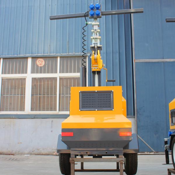 40000 Horas de Trabalho 7M Torre de Iluminação Industrial Móvel para Iluminação de Construção
