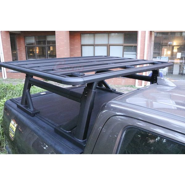 Черный шкаф крыши Navara багажа алюминиевого сплава для приемистости Suv