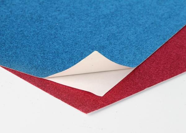 Kids Diy Craft Color Glitter Paper , Thick Black Adhesive Backed Glitter Paper