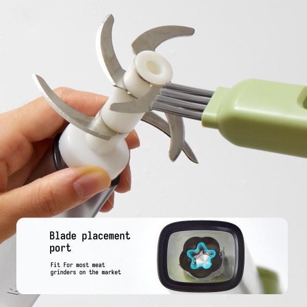 Creative Versatile Blade Knife Fork Cleaning Brush Cutlery Cleaner Utensil Bristle Scrubber Double Sided Spoon Knives Cl