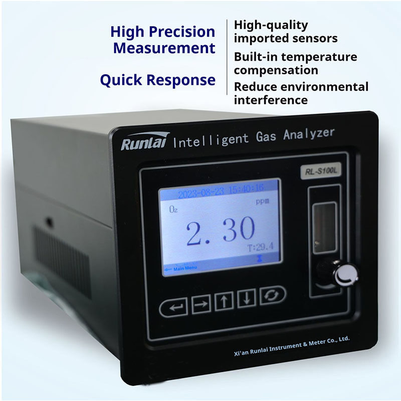 Trace O2 Gas Analyzer Trace Oxygen Detector Trace Oxygen Meter