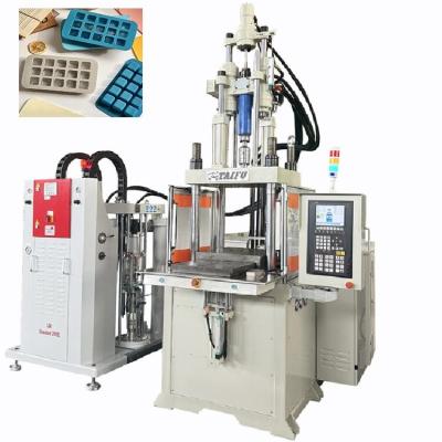 85 Ton Double Slide Vertical Injection Molding Machine For Making Silicone Ice Tray