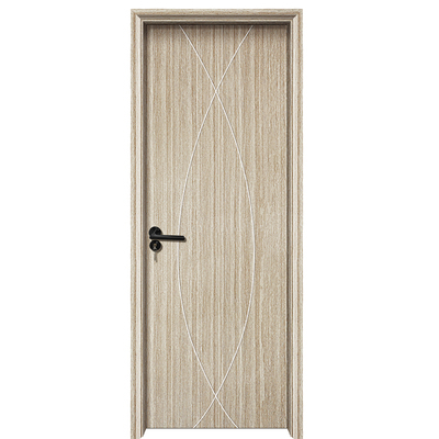 Factory Direct Selling Formaldehyde-free WPC Hollow Door with 100% WPC Frame More than 100 Colors and 2100mm Length