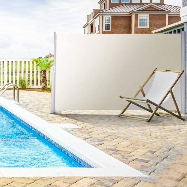 Aluminium Extendable Sun Protection Screen for Balcony Patio and Garden 160*300cm