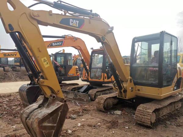 O motor 306D de Mitsubishi 4M40 usou Caterpillar Mini Excavator