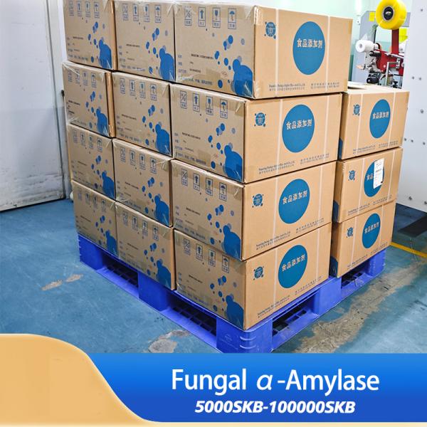 Enzymes de l'industrie de la boulangerie 100000U/G Enzyme amylase pour le pain