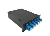 Module d'Optia de fibre de mode unitaire de cassette de la corde de correction de 12 LC MTP MPO