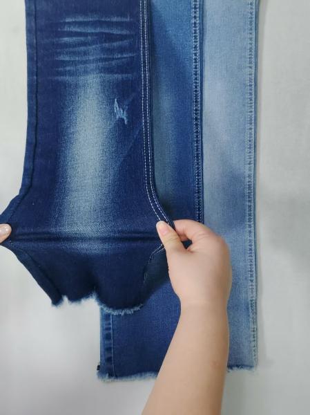 Stretchy comfort 55%cotton Denim Fabric high quality 12*21/40+70 Construction JSD3031 suit jeans Wholesale denim