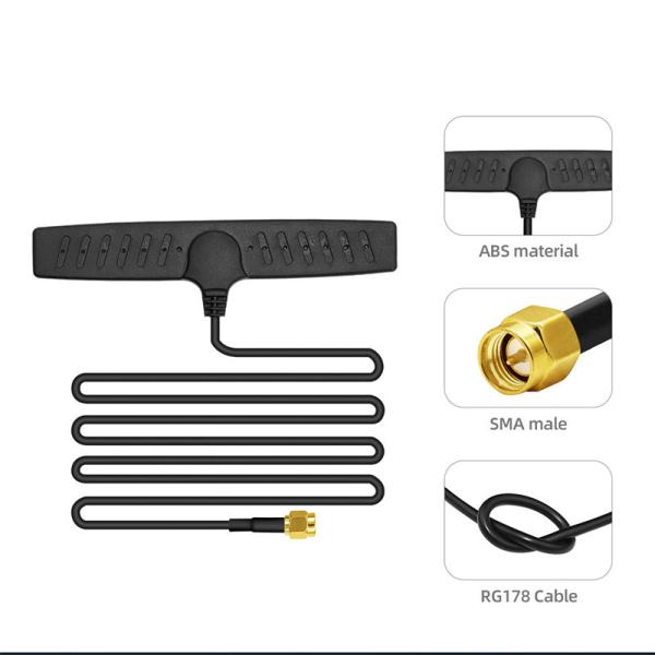 Antenna LoRa à prova d'água para exterior 868MHz Omni-Direcional SMA Macho 600-6000Mhz 3g 4g 5g Long Range