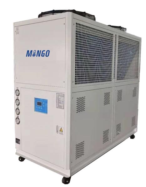 Low Noise Air Cooled Industrial Chiller 15HP 44.15kw/Hr For HVAC Systems