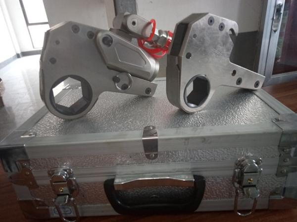 Hexagon Cassette Type Hydraulic Torque Wrench Low Profile CE Authentication