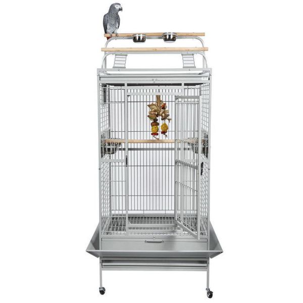 Large Size Wear-Resistant Metal Steel Parrot Cage Super Luxury Pet-Friendly Breed House