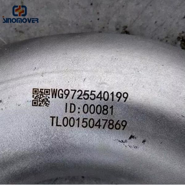 SINOTRUK HOWO Truck Spare Parts Flexible Exhaust Pipe WG9725540199 Original Parts