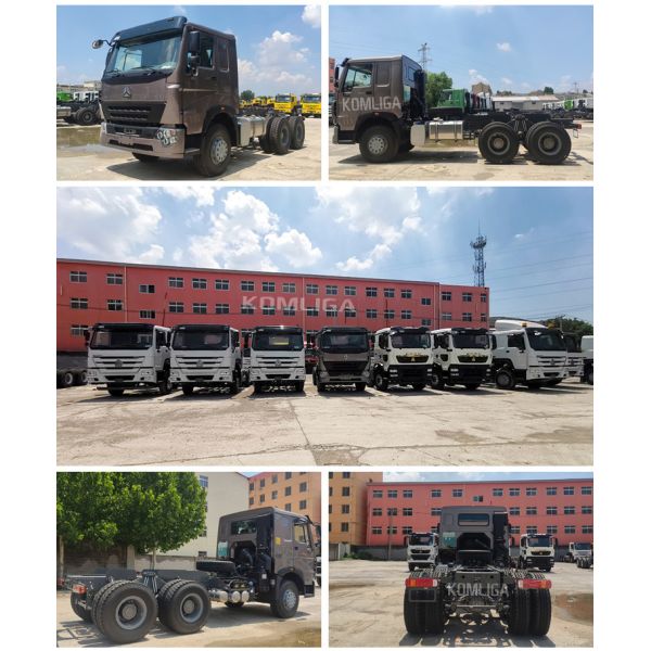 Front Axle 9 Tons Sinotruk HOWO Used 10wheels 6*4 Trailer Head Tractor Truck Sale