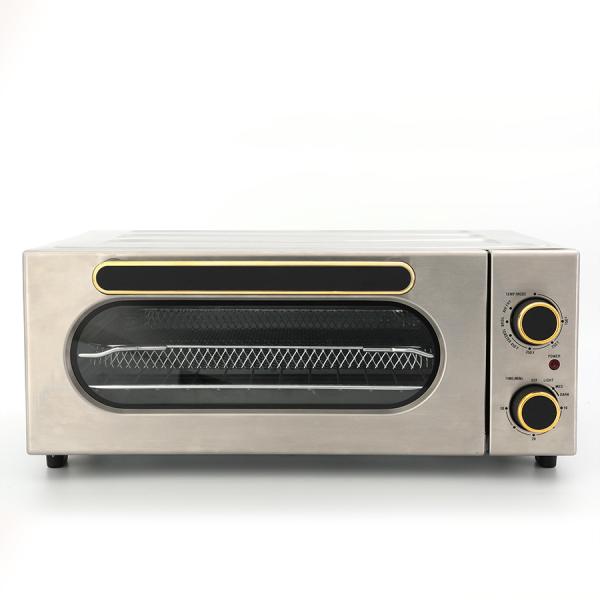 forno de aço inoxidável 1800W do torradeira da frigideira do ar de 15L Digitas