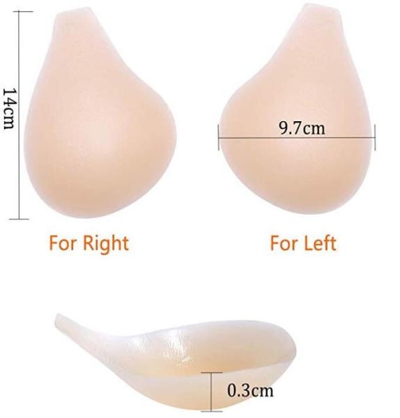 Niris Lingerie Dropshipping Underwear accessory Push Up Backless Nipple Cover Adhesive silicon bra Nude Boob Tape