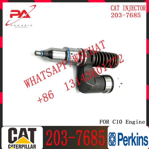 Diesel Engine Fuel Injector Excavator Accessories Diesel Motor Parts 2037685 203-7685 for C-A-Terpillar C-A-T 16H C-10 C-12