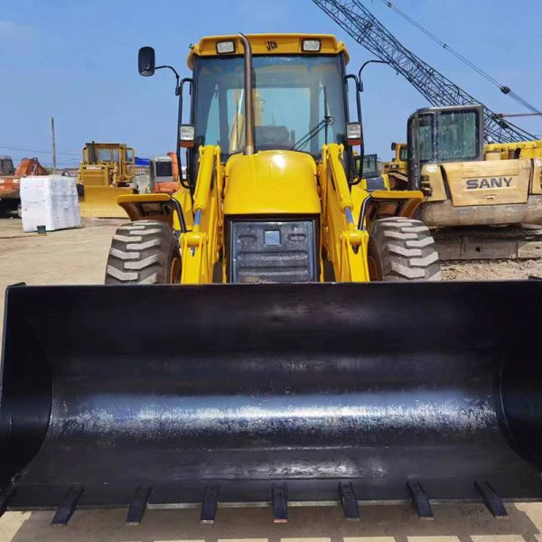 Original JCB 4CX Used Backhoe Loader 81kw Rared Power 1.3m3 Bucket Capacity